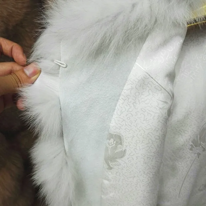 Жилет из лисьего меха новинка 2018 Модный зимний женский жилет натурального 70 см