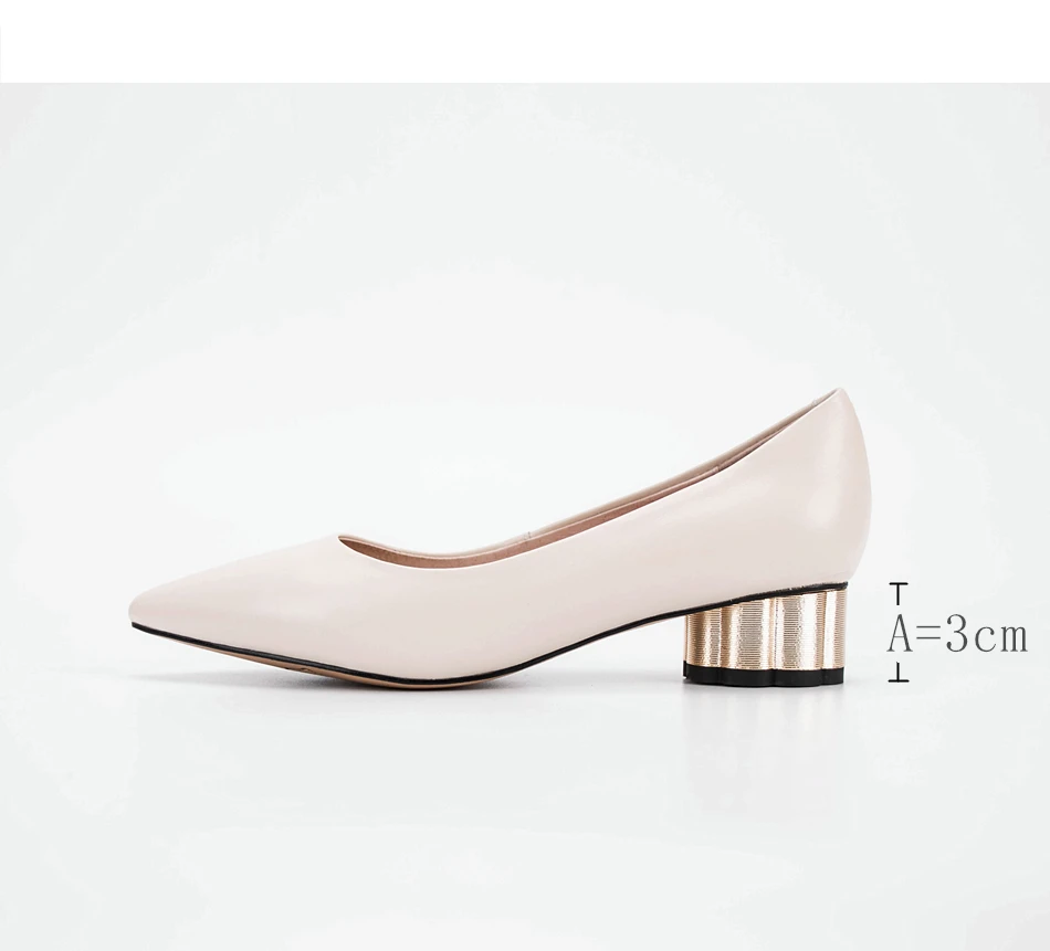 Plus Size 34-43 Genuine Leather Women Shoes Pointed Toe Fashion Strange Style In with Casual Shoes European Designer comfortable