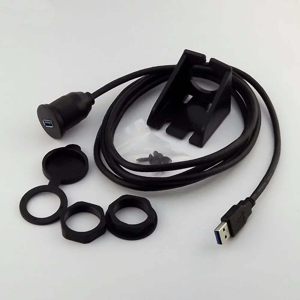 1 шт. набор удлинительных кабелей USB 3 0 Male To Female для приборной панели автомобиля