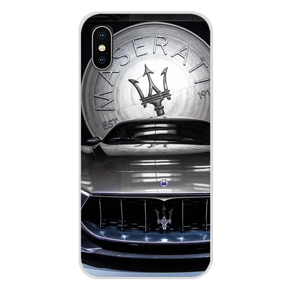 images 3 Супер автомобиль Maserati для Apple iPhone X XR XS MAX 4 4S 5 5S 5C SE 6 6S 7 8 Plus ipod touch 5 6 Аксессуары чехлы для телефонов - Цвет: images 3