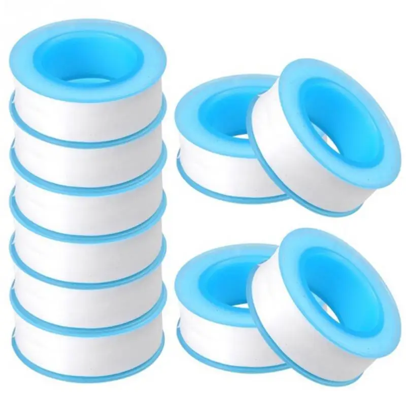 10pcs/lot Roll Teflon Plumbing Joint Plumber Fitting Thread Seal Tape PTFE For Water Pipe Plumbing Sealing Tapes