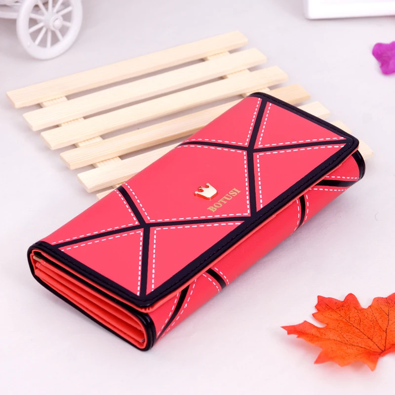 BOTUSI, из искусственной кожи, женские кошельки женский кошелек, женские кошельки, сумка для денег на молнии, кошелек для монет, Portefeuille femme, ID держатель, клатч