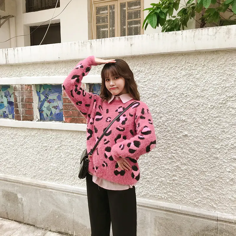 Alien Kitty Winter Pullover Outwear Stylish Simple New Loose Casual Fresh Knitted Thicken All-Match High Quality Elegant Sweater | Женская