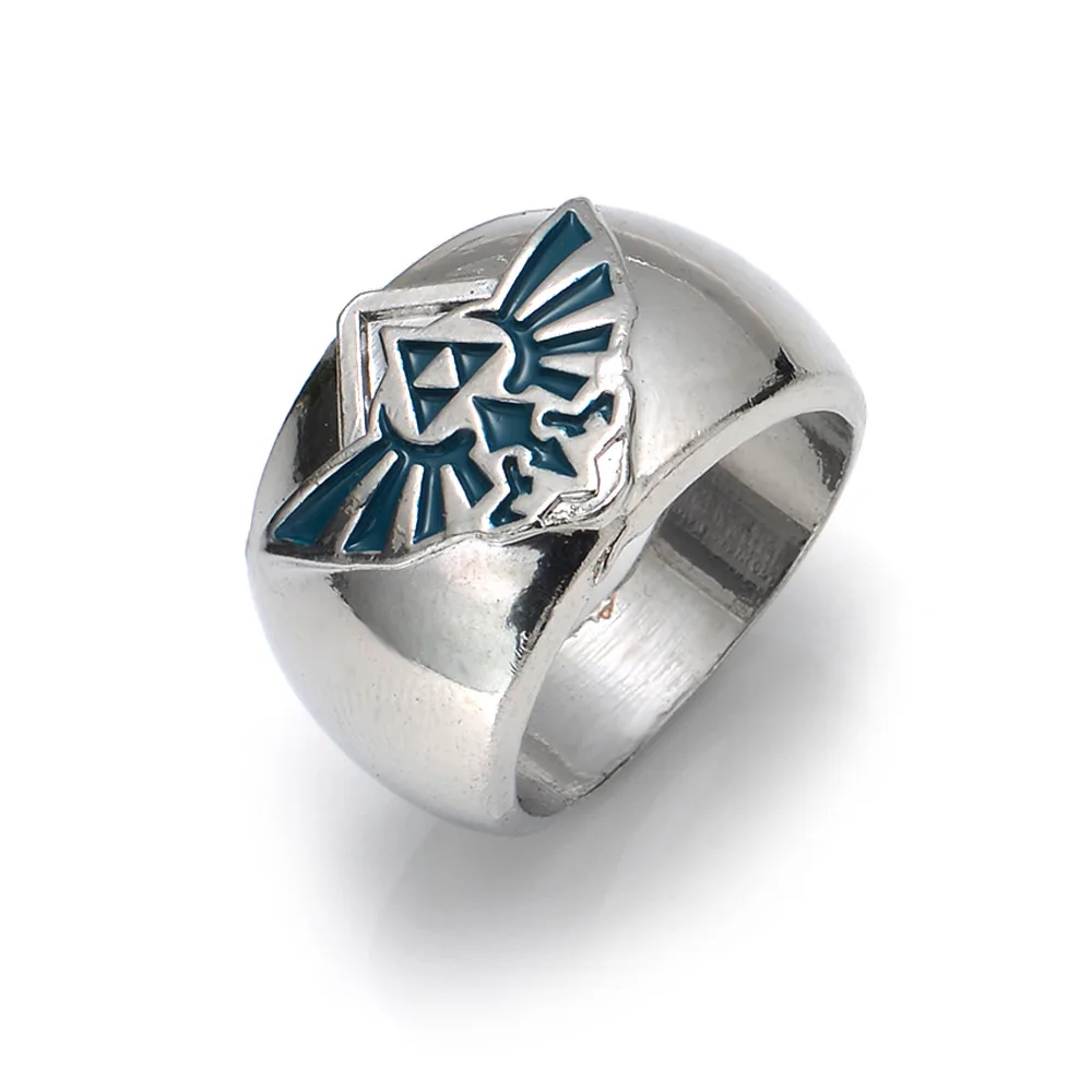 Аниме игра Легенда о Зельде кольцо ассасина цинковый сплав серебро для мужчин и