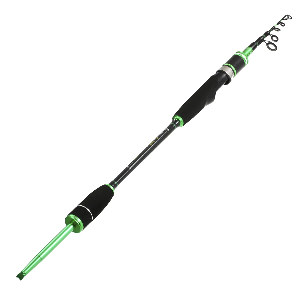 New 1.8/2.1/2.4/2.7/3 m Portable Telescopic Carbon Fiber Fishing Rod Pole Spinning Sea Casting for Pesca | Спорт и развлечения