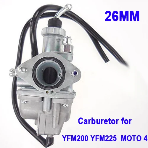 Карбюратор 26 мм для Yamaha Moto 4 YFM 200 225 YFM200 YFM225 TRIMOTO 125CC BREEZE|Карбюраторы| |
