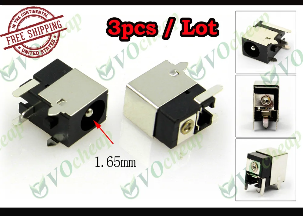 3 x блок питания постоянного тока для ноутбука Acer Travelmate 220 230 330 332T 370 732 734 1350 1360 HP