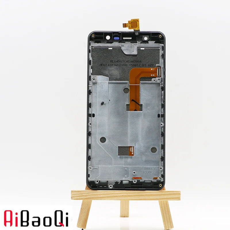 AiBaoQi Новый 4 5 дюймовый сенсорный экран + 1280X720 ЖК-дисплей рамка в сборе замена для