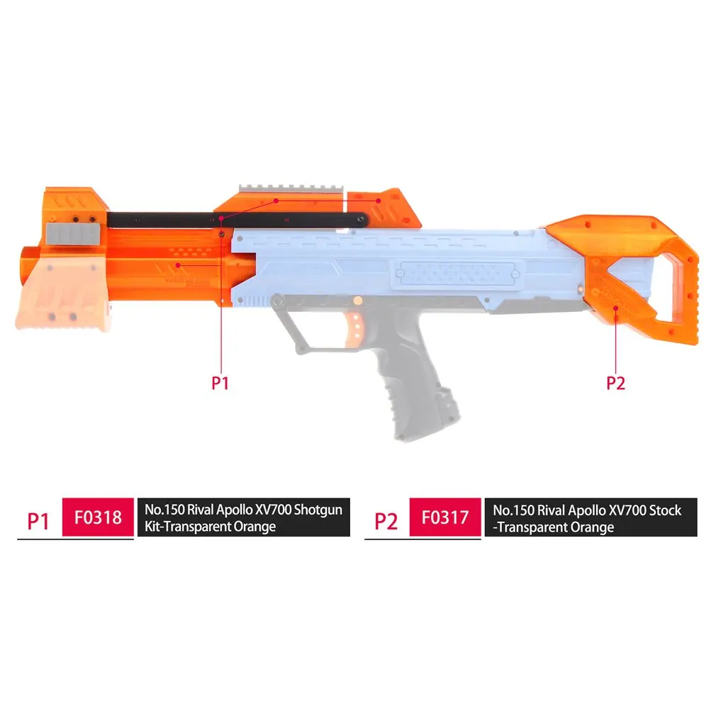 Рабочий ABL-W001 3D печать № 150 черный захват выдвижные комплекты комбо для Nerf Rival Apollo XV700 модифицировать игрушечный пистолет аксессуары nerf мод