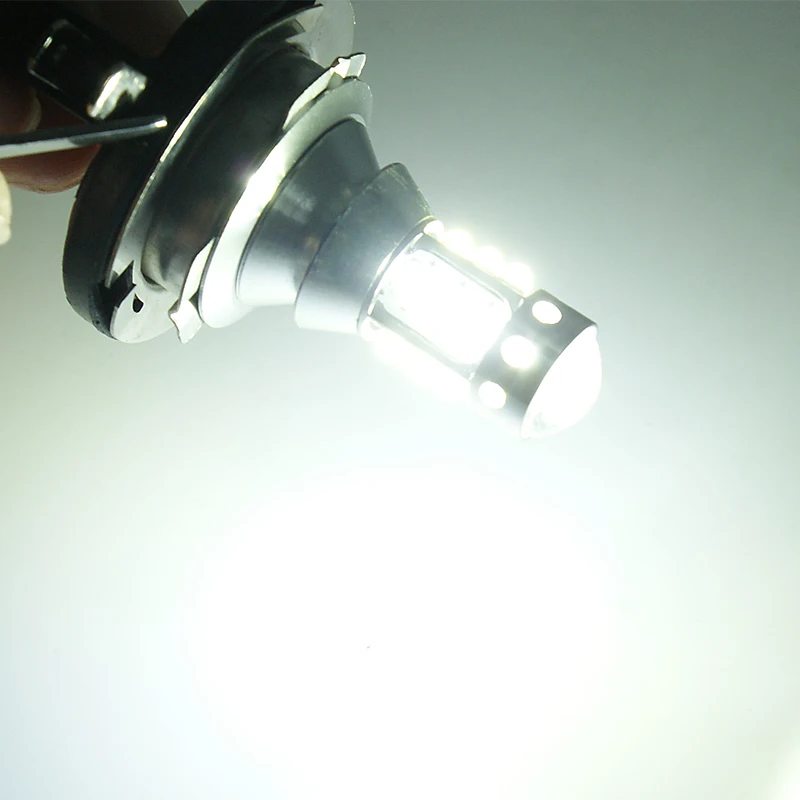 2 шт. Автомобильные светодиодные противотуманные фары H4 HB2 9003 Hi/Lo 16SMD с чипами