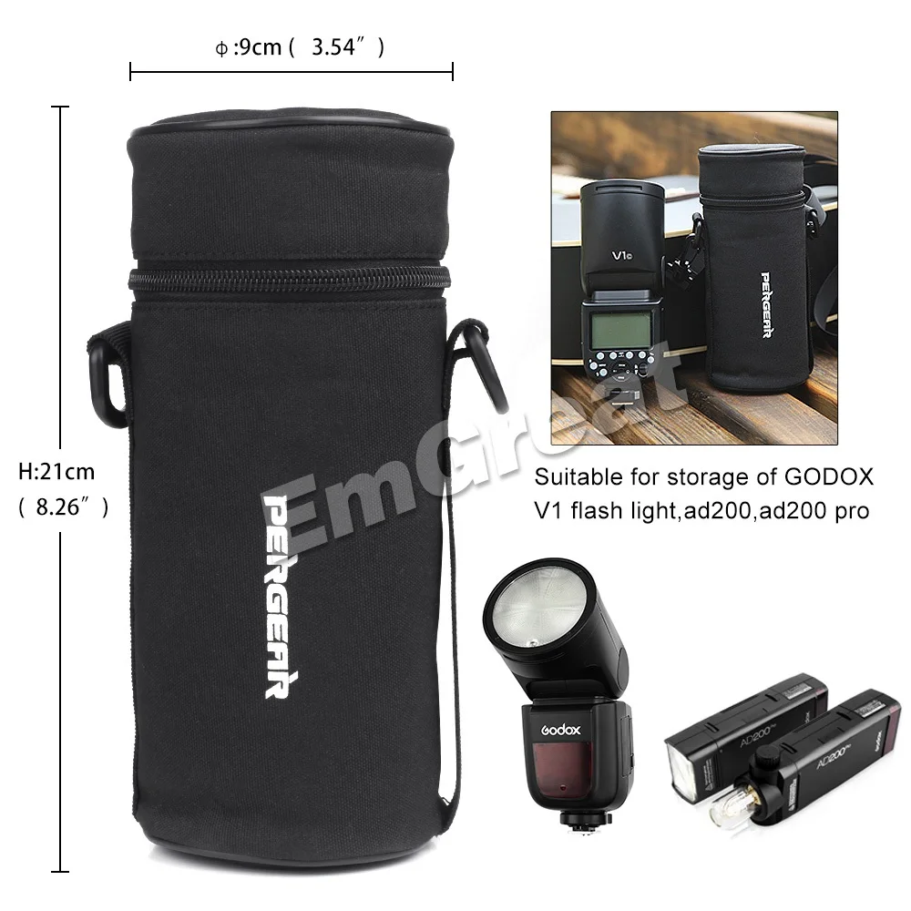 Godox V1 76 Вт круглая головка вспышка светильник V1C V1S ttl 1/8000s HSS 2600 мАч батарея для камеры sony Canon с сумкой