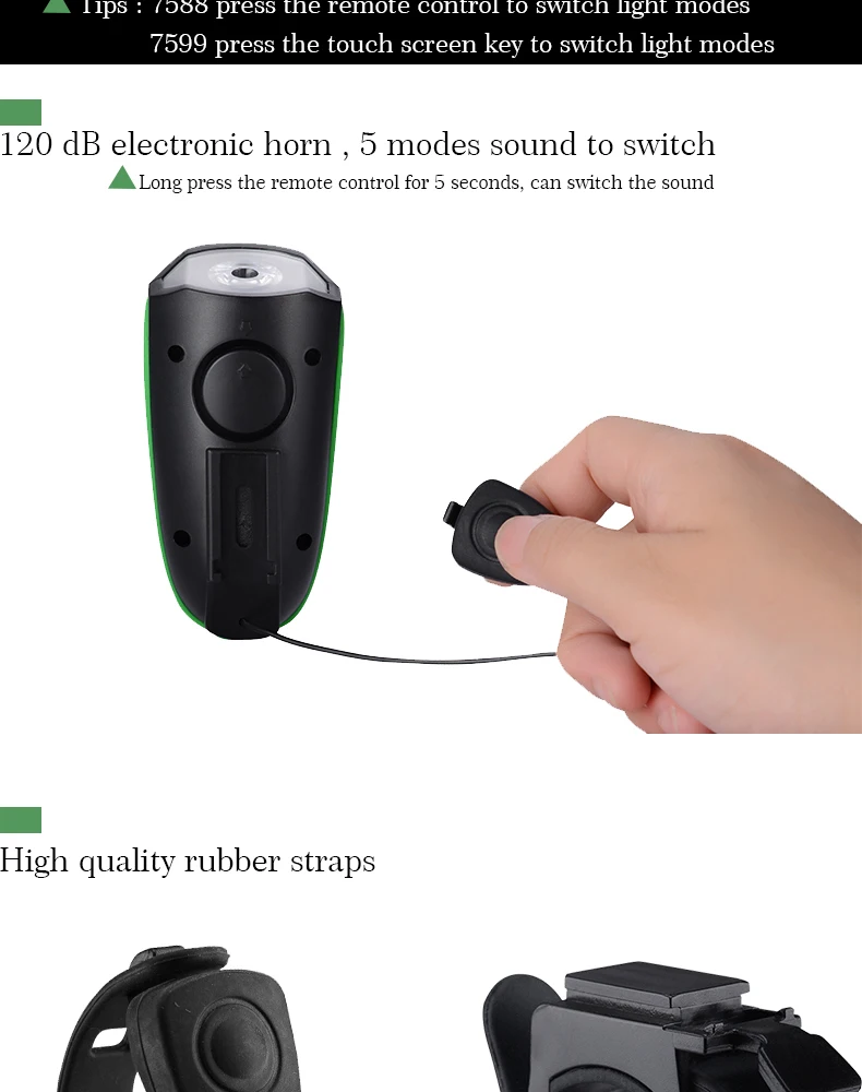 ROCKBROS Rechargeable2 в 1 велосипедный светильник, велосипедный звонок, 350 люмен, USB, MTB велосипедный передний светильник, электрический звонок, мигающий светильник, водонепроницаемый