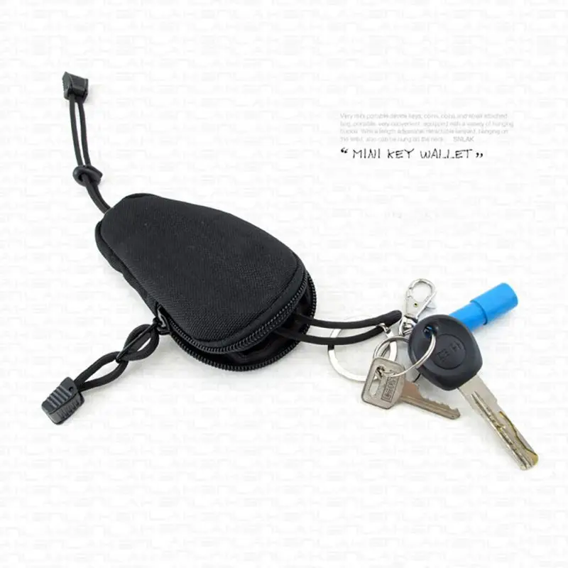 Женский кошелек для ключей чехол на молнии мужской держатель органайзер от дома |