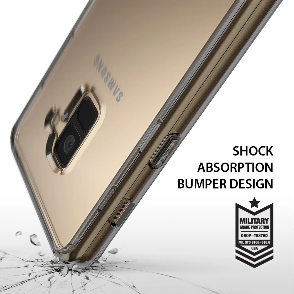 100% Оригинальные Ringke Fusion чехол для samsung Galaxy A8 плюс 2018 (A8 + 2018) |