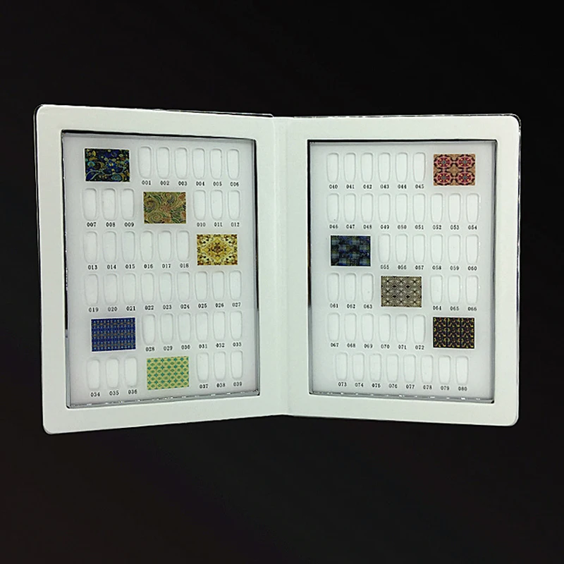 Профессиональный 160 цветов акриловый гель для ногтей Лаки дисплей карты Книга