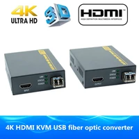 4k hdmi fiber optic usb kvm extender 2km via fiber 3d hdmi1 4v fiber optical audio converter with rs232 txrx video transmitter
