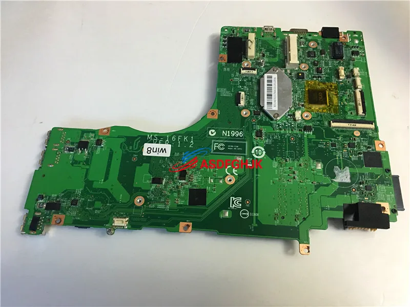 Оригинальная материнская плата для ноутбука MSI Ms-16fk1 Ver1.2 Gx60 100% проверено |