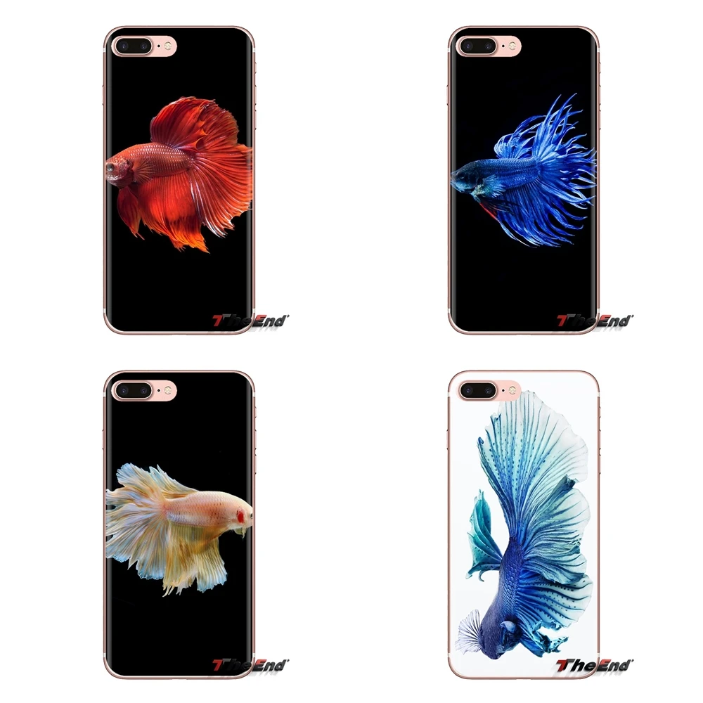 Для Oneplus 3T 5T 6T Nokia 2 3 5 6 8 9 230 3310 1 7 Plus 2017 2018 обои для телефона с голубым Betta Fish TPU чехол |