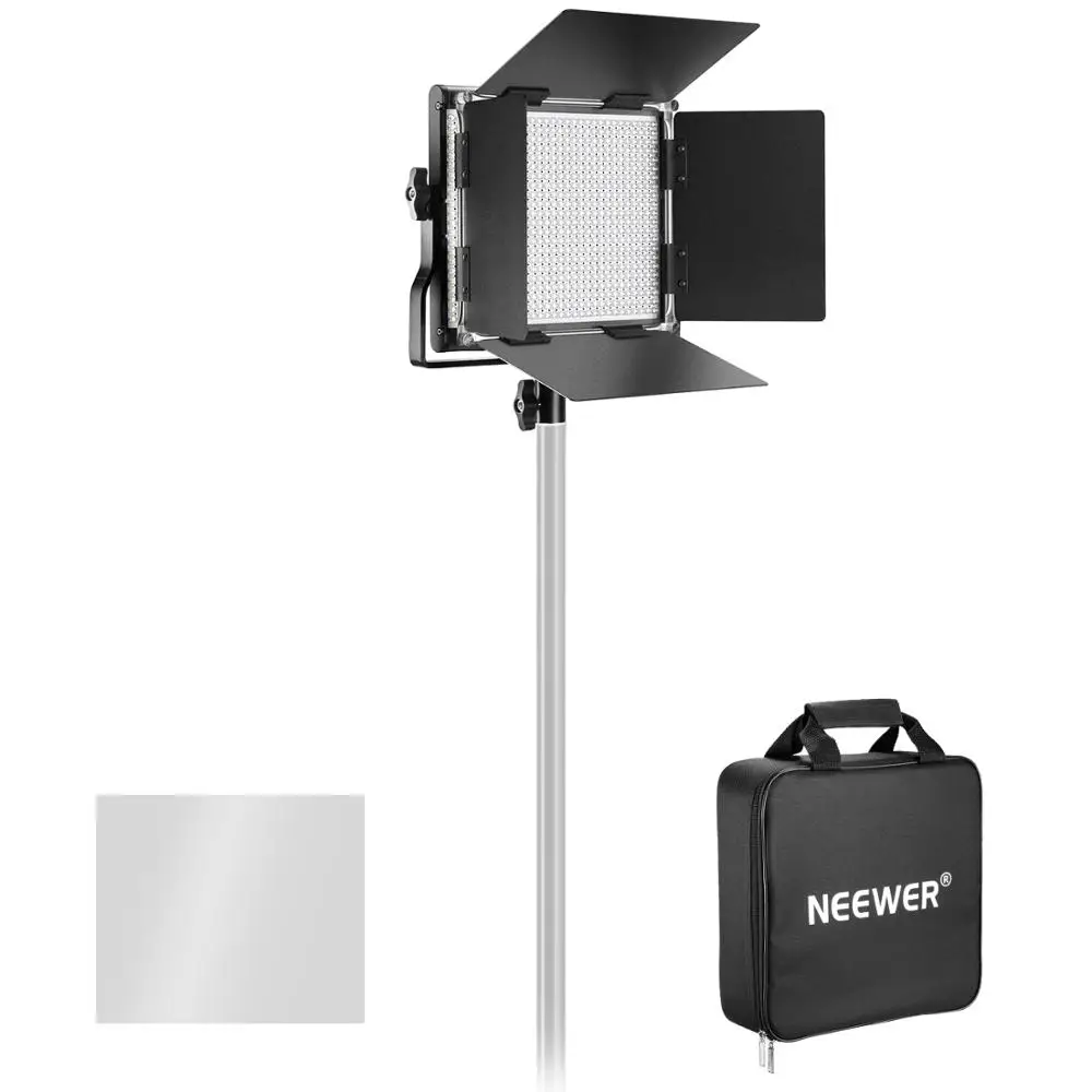 Neewer Dimmable двухцветный 660 светодиодный видео свет с перезаряжаемой батареей 6600mAh и