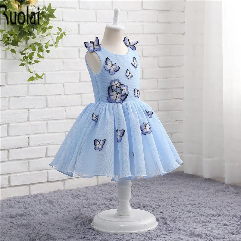 In Stock Lovely Tulle Appliques Real Sample Ball Gown Sleeveless Flower Girl Dresses For Wedding Party | Свадьбы и торжества