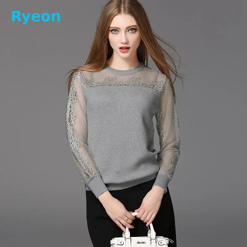 2016 Новое Прибытие Мода Компьютеры Трикотажные О-Образным Вырезом Полные