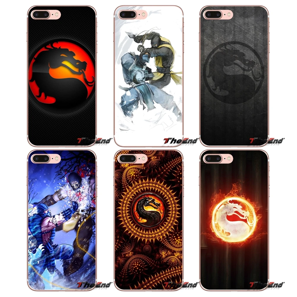 Скорпион в Mortal Kombat X маска для Sony Xperia Z Z1 Z2 Z3 Z5 compact M2 M4 M5 E3 T3 XA Aqua LG G4 G5 G3 G2 Mini Capa TPU