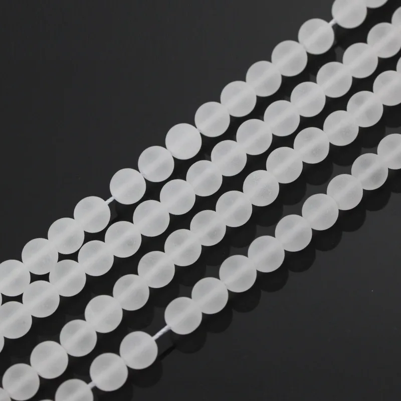 4-12 мм бусины из натурального камня круглый великолепный Прозрачный Кварцевый