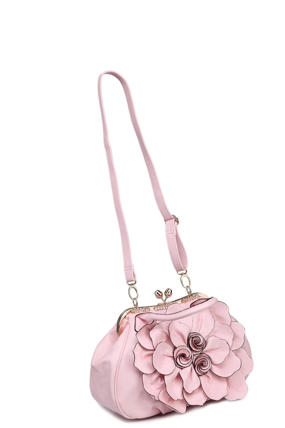 Женская сумка через плечо из искусственной кожи с цветами|crossbody handbag|handbag pinkbag pu |