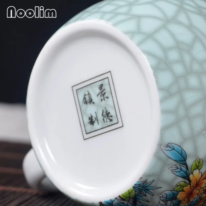 Китайский керамический чайник ручной работы винтажный в стиле кунг фу