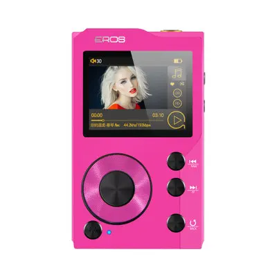 Розовый AIGO EROS K MP3 fever HIFI музыкальный плеер без потерь с жестким декодированием DSD беспроводной Bluetooth - Цвет: Розовый