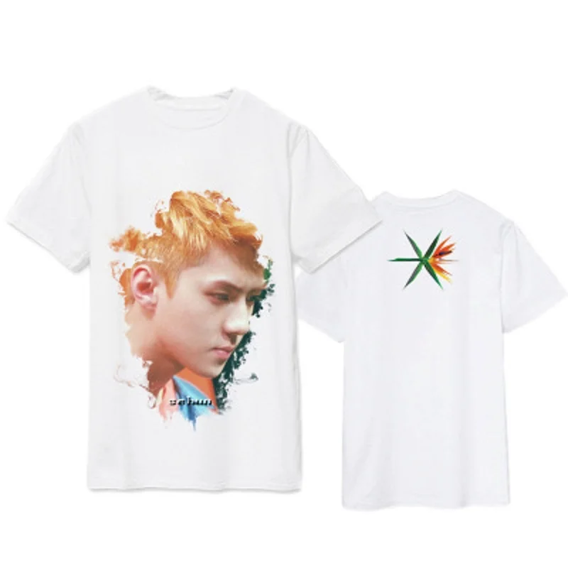 Mainlead KPOP EXO Футболка женская Повседневная футболка с коротким рукавом модная