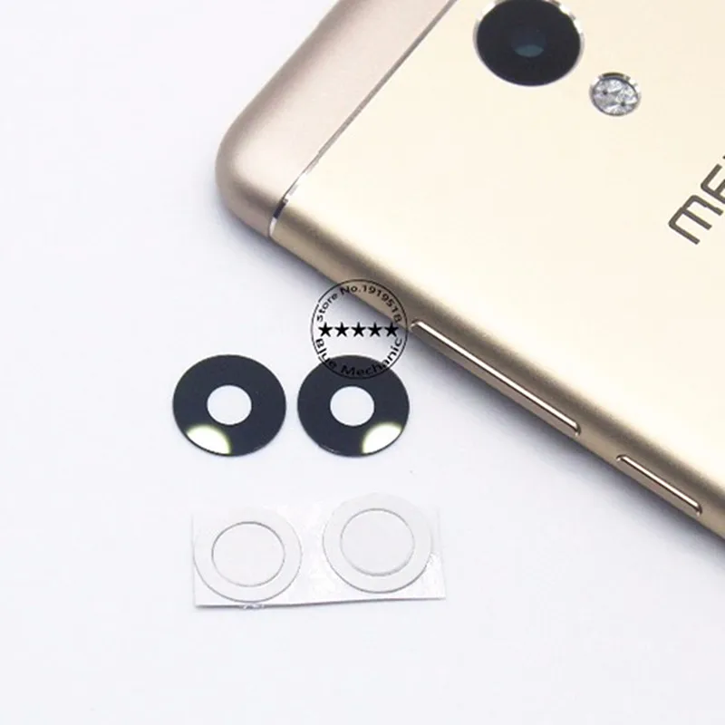 

2pieces Original Camera Glass Lens For MEIZU M3S Lens cover Replacement Repair Spare Parts