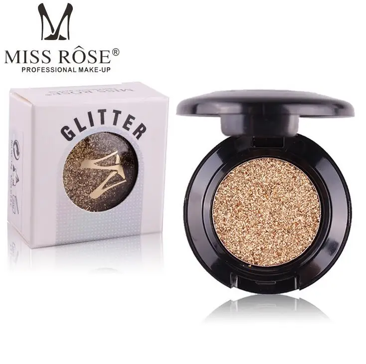 Miss Rose 24 цвета блестящие тени для век профессиональная пудра макияжа