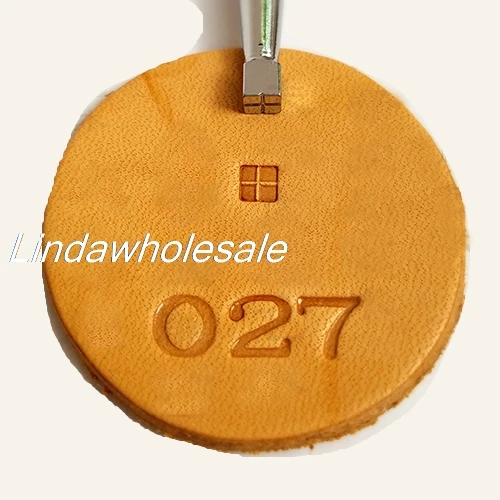 Инструмент для резьбы по коже O27/O28/O29/O30/O53/O54/O66/O67, кожаный штамп, металлический штамп