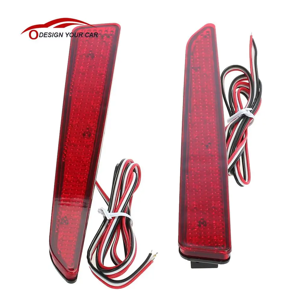 Автомобильный Стайлинг задний бампер отражающий предупреждающий свет