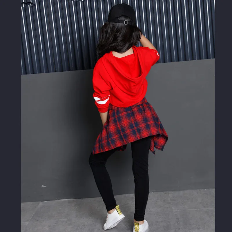 2 шт./компл. Детские Одежда в стиле хип-хоп рубашка укороченные личика из