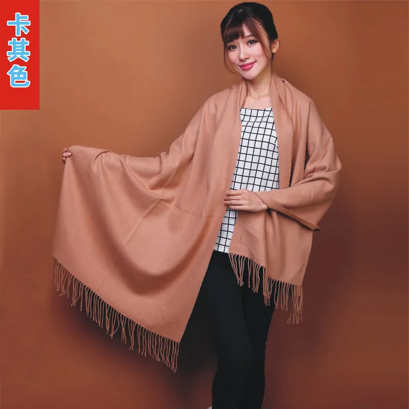 Китайский женский шарф из 100% шерсти Пашмина кашемировая шаль накидка с