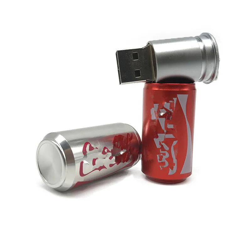 XIWANG металлическая бутылка для напитков, пивная бутылка, флеш-диск USB 2,0, 4 ГБ, 8 ГБ, 16 ГБ, 32 ГБ, 64 ГБ, портативный накопитель, карта памяти
