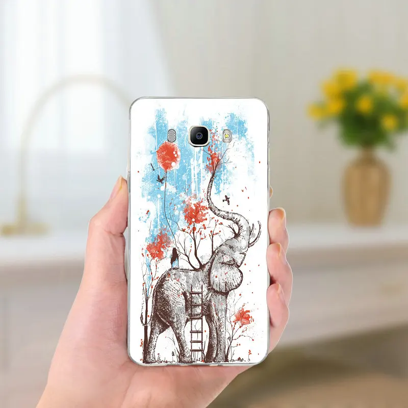 Для Samsung Galaxy J1 J2 J3 J5 J7 2016 2017 Coque чехол мягкий ТПУ мобильный прозрачные чехлы для