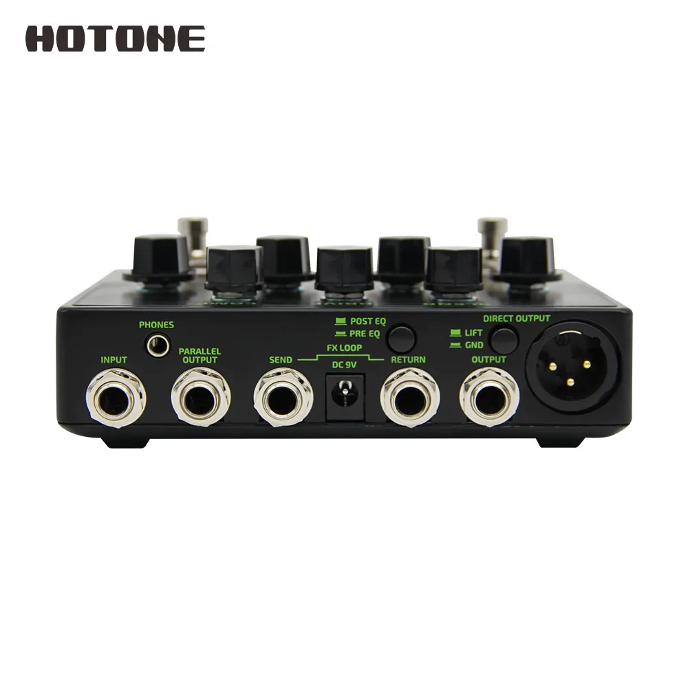 Hotone B усилитель для дома и D.I. Широкий тональный диапазон гитарных эффектов Педаль 9 V DC адаптер питания в комплекте BD25