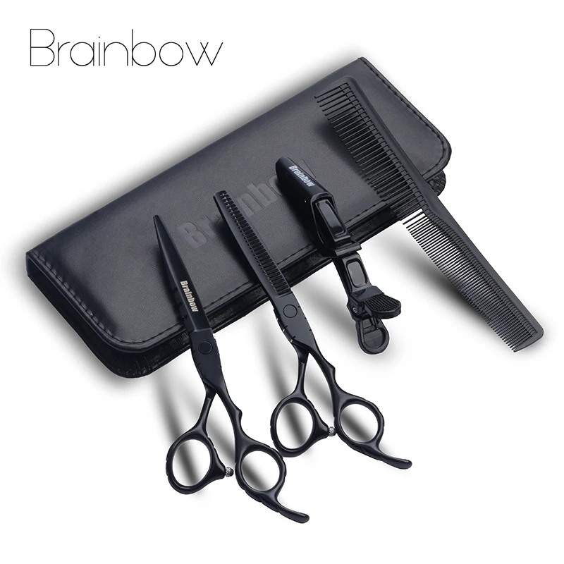 Brainbow 6,0 'японские парикмахерские ножницы, профессиональные филировочные парикмахерские ножницы, парикмахерские ножницы, набор инструментов для укладки волос
