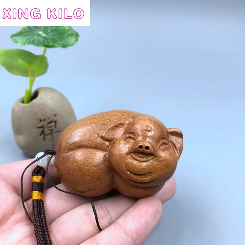 XING KILO Laos huanghuali резьба ручной кусок для игры wenwan по дереву ремесла lucky Nafu Зодиак