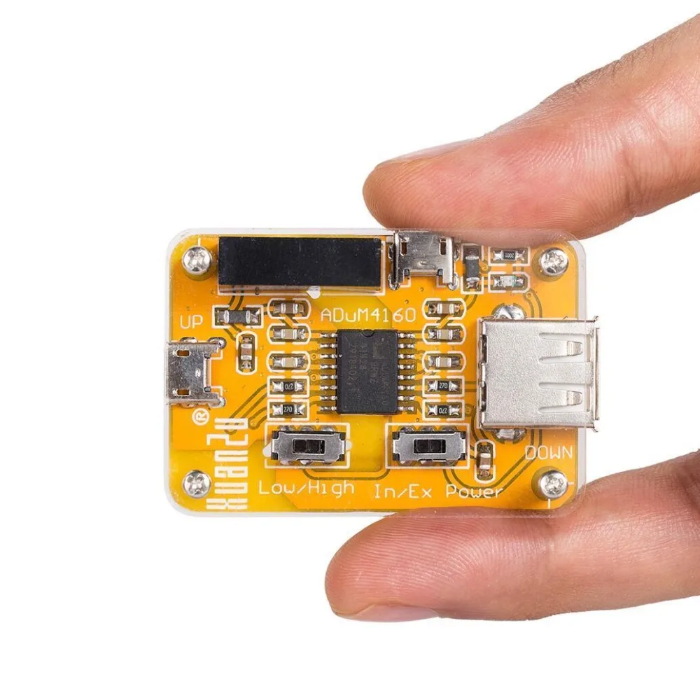 Nobsound ADuM4160 USB к USB модуль изолятора аудио шумоподавитель промышленный изолятор защита 1500 В цифровой модуль