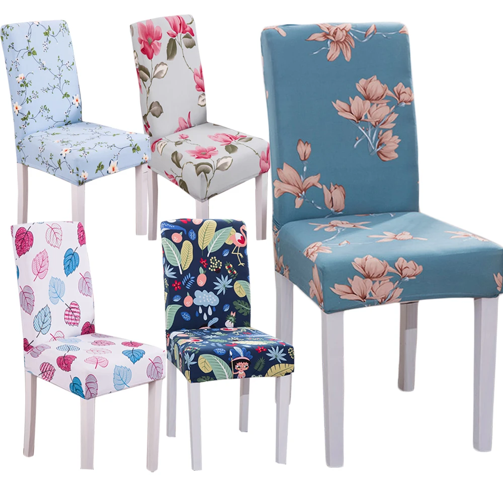 Monily цветочный принт с надписью обеденный чехол для кресла спандекс эластичный