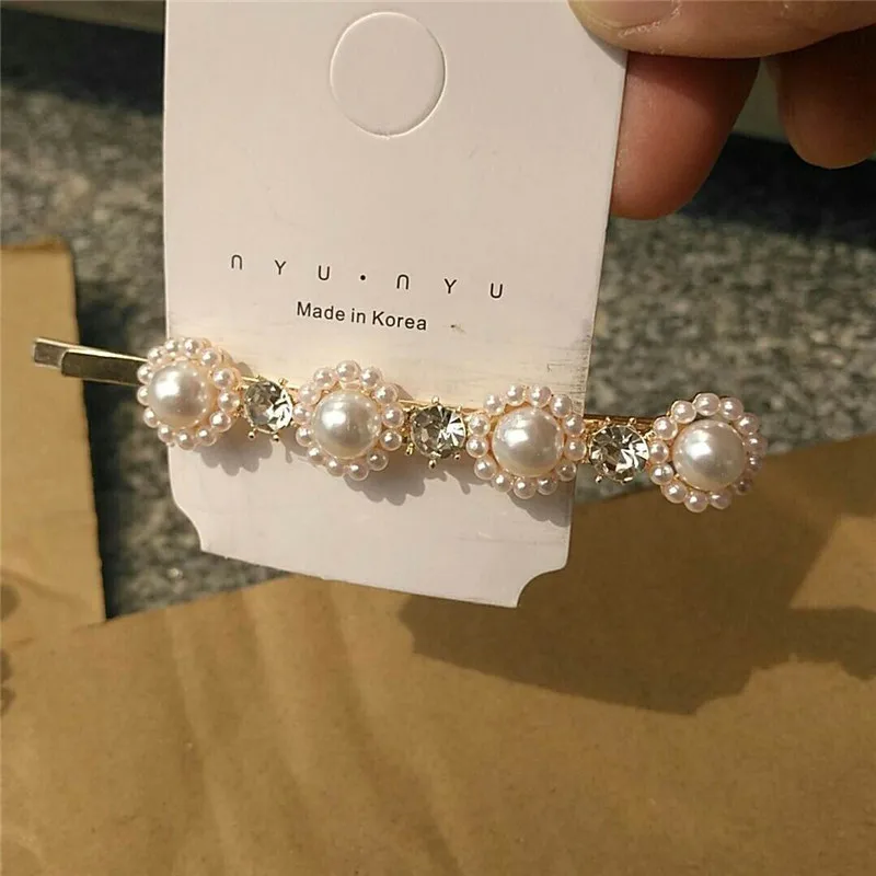 Новинка 2019 корейские свадебные заколки для волос ювелирные изделия цветные