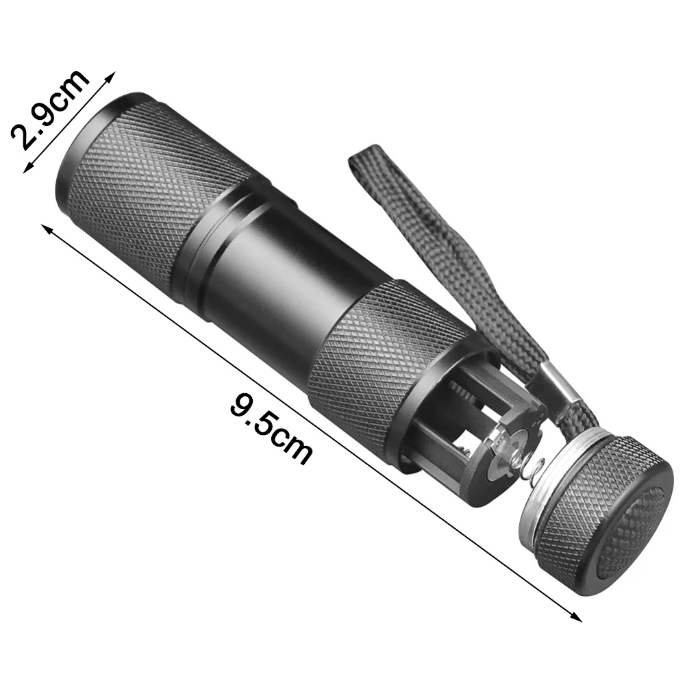 12 Светодиодный Ультрафиолетовый черный свет детектор мочи домашних животных УФ