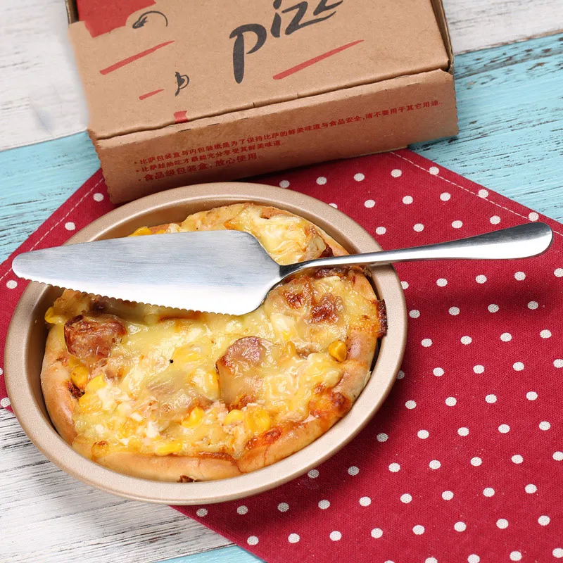 Торт Лопата пицца Совок сыр устройство передачи Нержавеющая сталь для выпечки