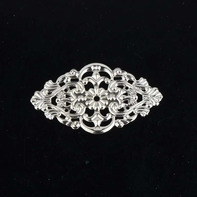 20 шт. листья филигранные оболочки фотоаксессуары подвеска 55x32 мм|wraps connector|filigree wrap