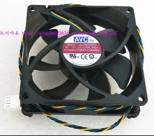 

Оптовая продажа: AVC 9025 9 см DAZH0925R2U DC 12V 0.60A 4-строчный шасси охлаждающий вентилятор с контролем температуры