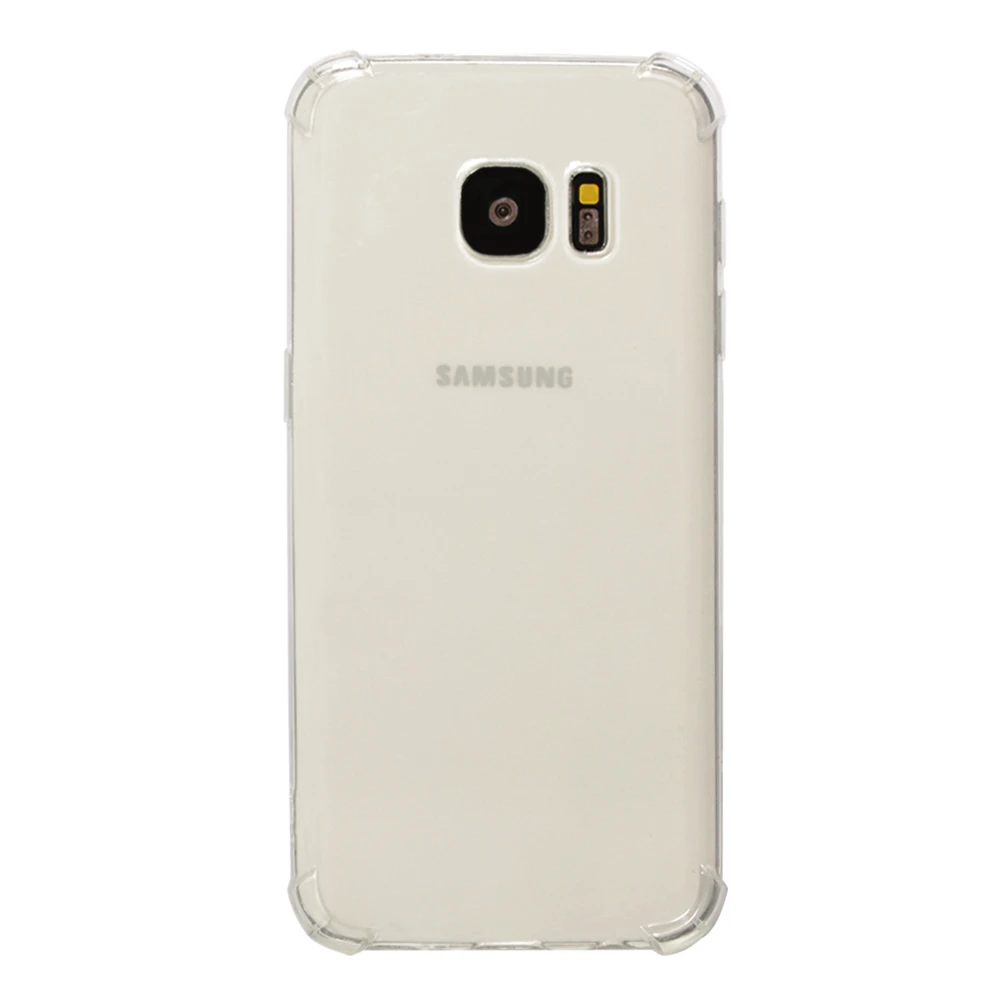 High quality transparent reinforced Anti-falling Soft Silicone phone case For Samsung Galaxy S7 coque funda etui cover cases |